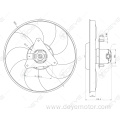 radiator cooling fan motor for CELTA 93360613